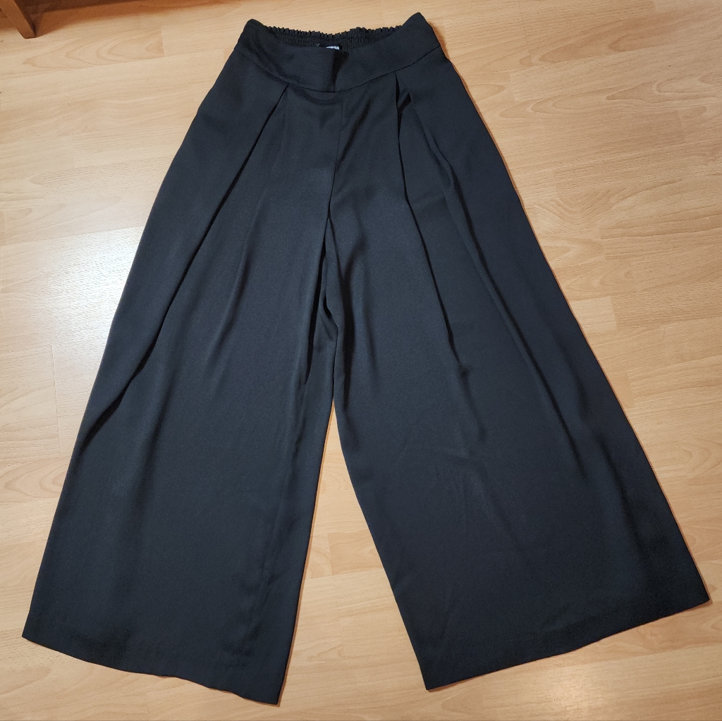Express Pull On Wideleg Super Highrise Pleat Pants Flowy Drapey Size Medium